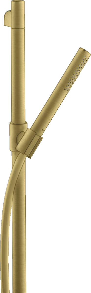 Bild von HANSGROHE AXOR Starck Brauseset 0,90 m mit Stabhandbrause 1jet EcoSmart #27983950 - Brushed Brass