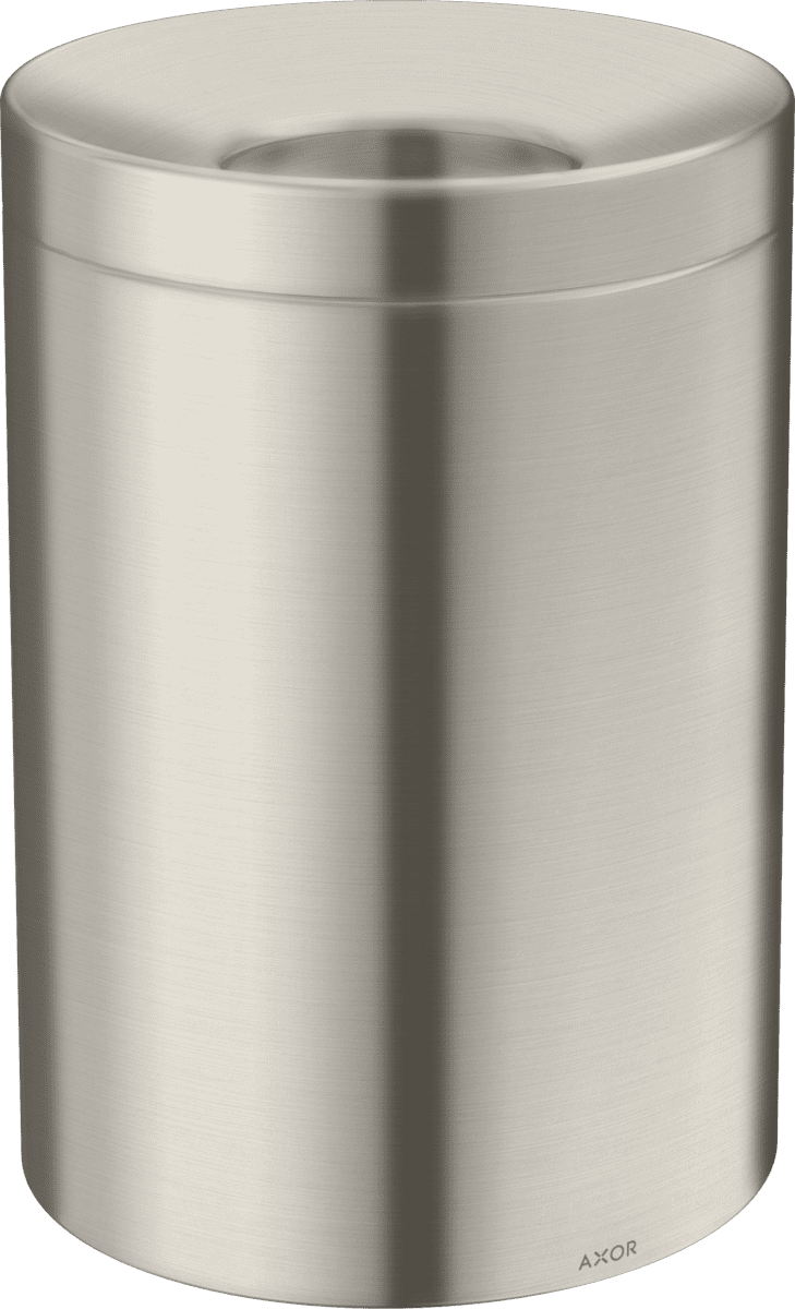 Bild von HANSGROHE AXOR Universal Circular Waste bin Stainless Steel Optic 42872800