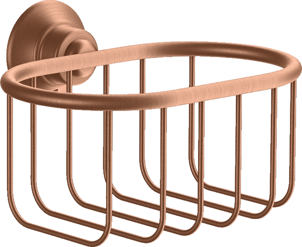 Bild von HANSGROHE AXOR Montreux Seifenkorb 160/101 #42065310 - Brushed Red Gold