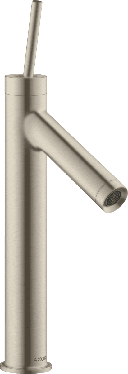 Obrázek HANSGROHE Jednopáková umyvadlová baterie AXOR Starck 170 s kolíkovou rukojetí a výsuvným odpadem #10123820 - kartáčovaný nikl