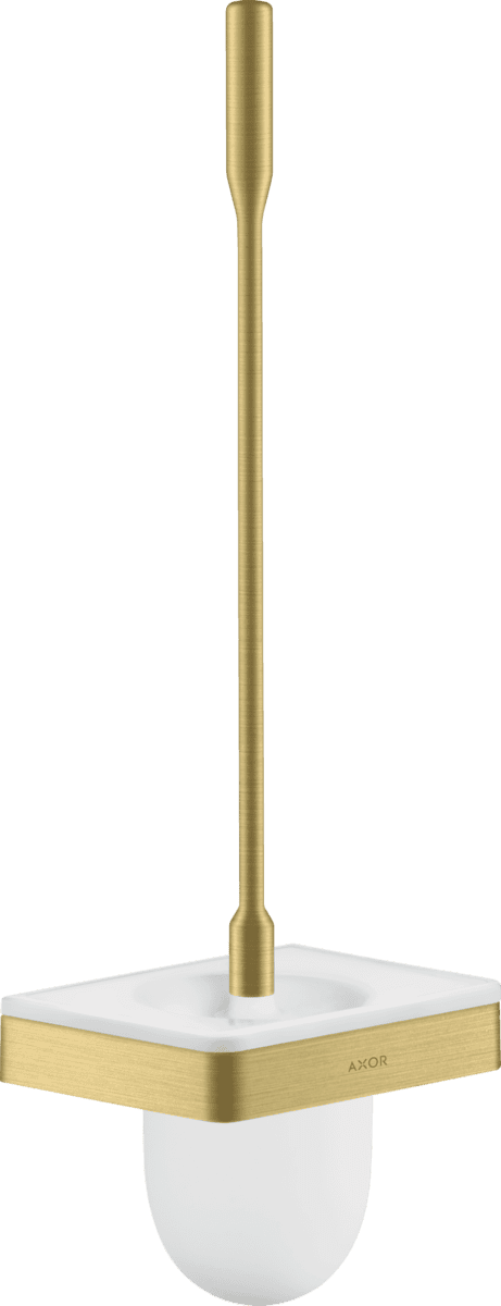 Bild von HANSGROHE AXOR Universal Softsquare Toilettenbürstenhalter Wandmontage #42835950 - Brushed Brass