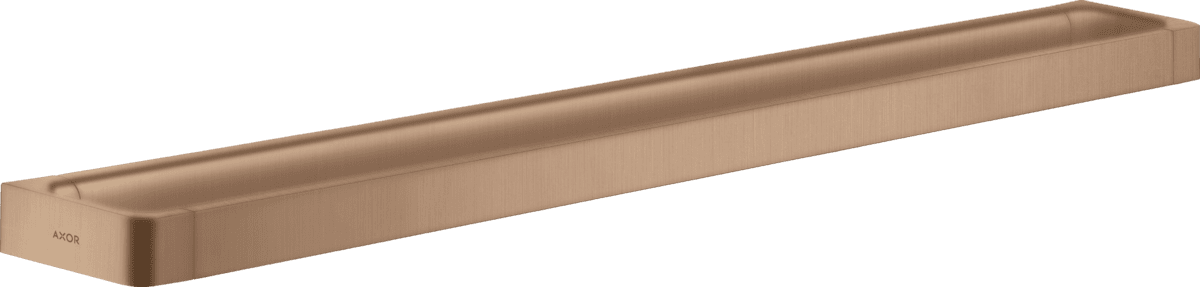 Picture of HANSGROHE AXOR Universal Softsquare Rail bath towel holder 800 mm #42833310 - Brushed Red Gold