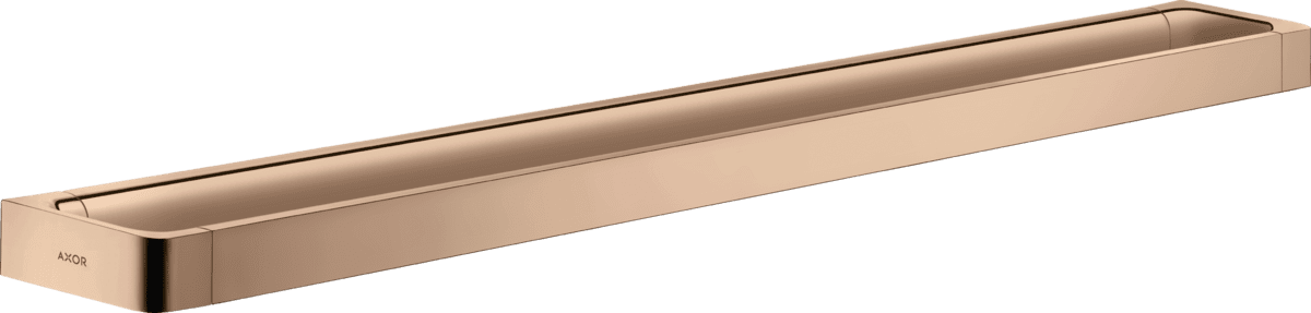 Picture of HANSGROHE AXOR Universal Softsquare Rail bath towel holder 800 mm #42833300 - Polished Red Gold