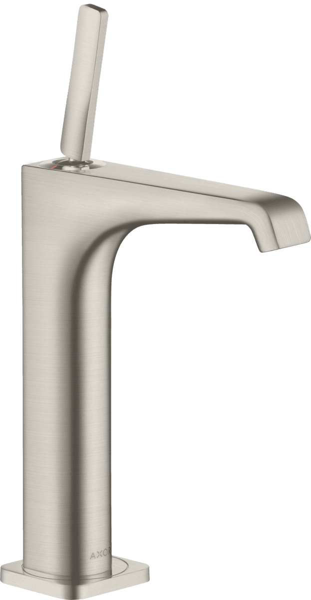 Bild von HANSGROHE AXOR Citterio E Einhebel-Waschtischmischer 190 mit Pingriff für Aufsatzwaschtische mit Ablaufgarnitur #36103800 - Edelstahl Optic