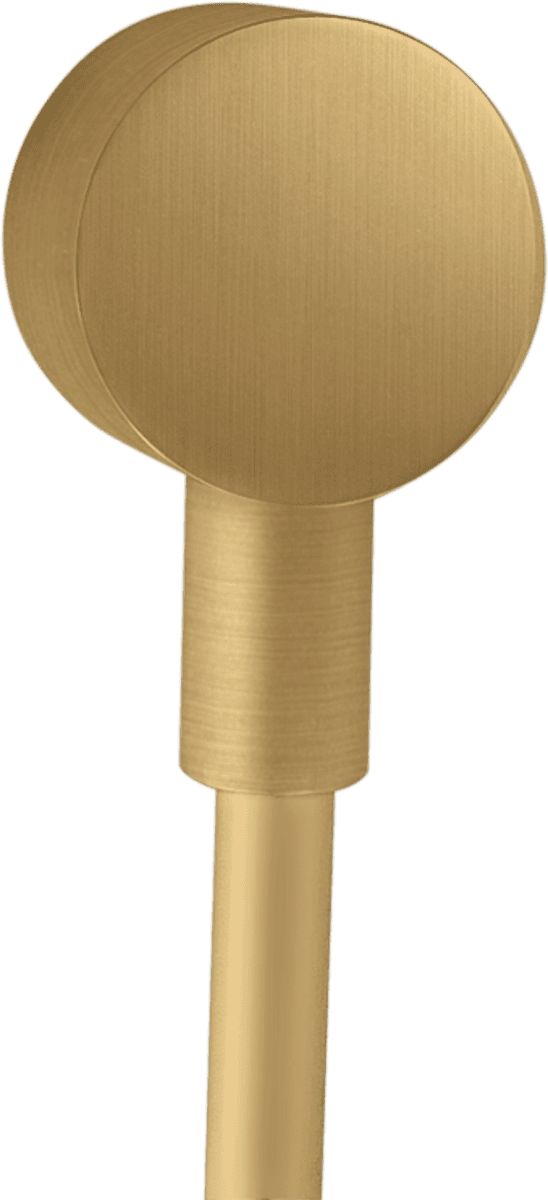 Picture of HANSGROHE AXOR Starck Wall outlet round Brushed Gold Optic 27451250