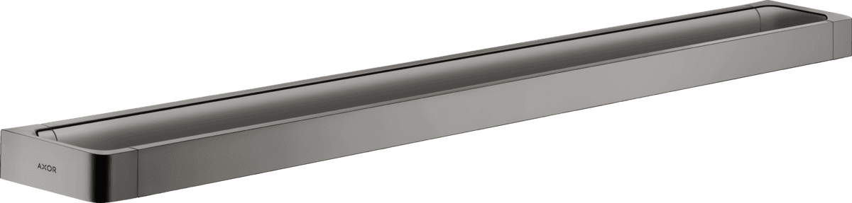 Picture of HANSGROHE AXOR Universal Softsquare Rail bath towel holder 800 mm #42833330 - Polished Black Chrome