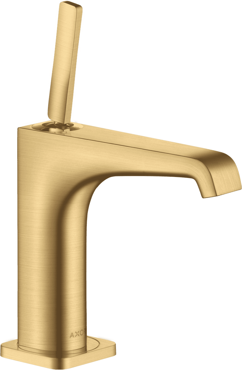 Bild von HANSGROHE AXOR Citterio E Einhebel-Waschtischmischer 130 mit Pingriff und Ablaufgarnitur #36101250 - Brushed Gold Optic