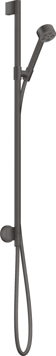 Bild von HANSGROHE AXOR One Brauseset 75 1jet EcoSmart mit Wandanschluss #48791340 - Brushed Black Chrome