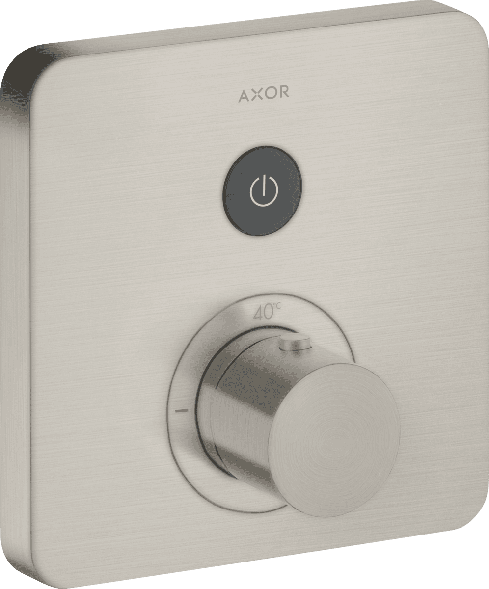 Bild von HANSGROHE AXOR ShowerSelect Thermostat Unterputz softsquare 1 Verbraucher #36705800 - Edelstahl Optic