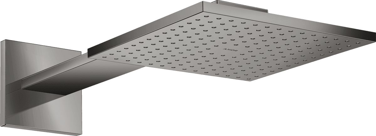 Bild von HANSGROHE AXOR ShowerSolutions Kopfbrause 250/250 1jet mit Brausearm #35306330 - Polished Black Chrome