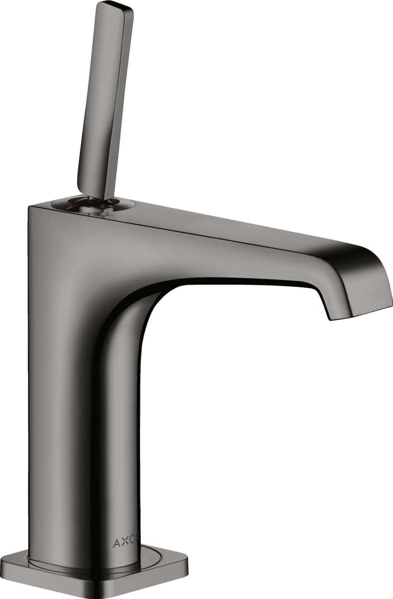 Bild von HANSGROHE AXOR Citterio E Einhebel-Waschtischmischer 130 mit Pingriff und Ablaufgarnitur #36101330 - Polished Black Chrome