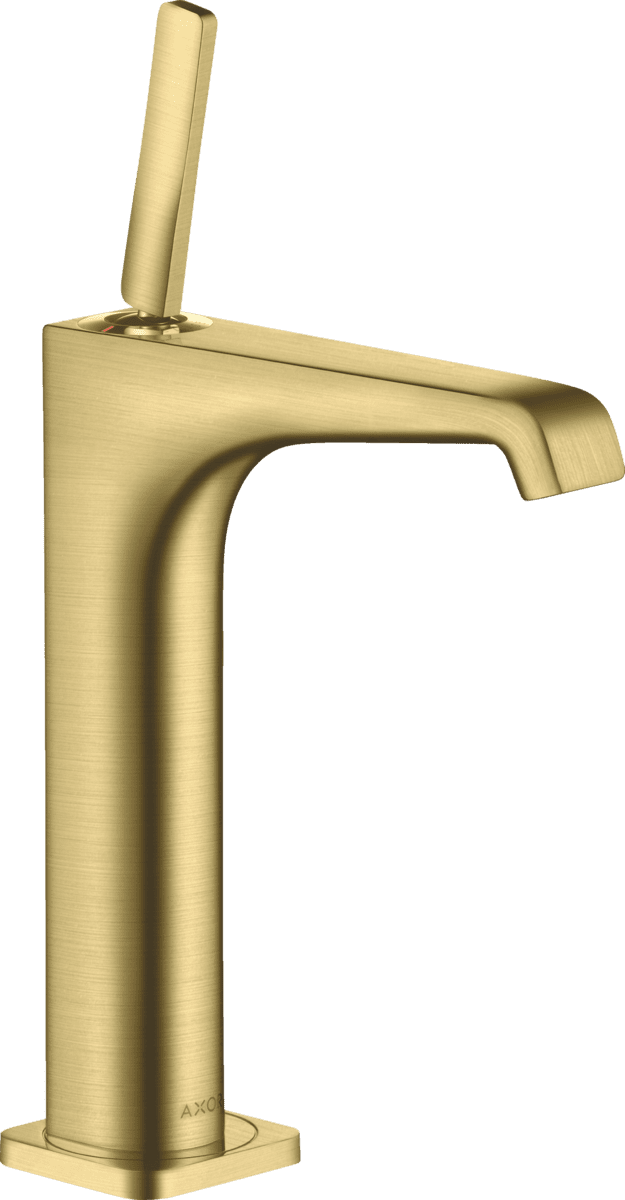 Bild von HANSGROHE AXOR Citterio E Einhebel-Waschtischmischer 190 mit Pingriff für Aufsatzwaschtische mit Ablaufgarnitur #36103950 - Brushed Brass
