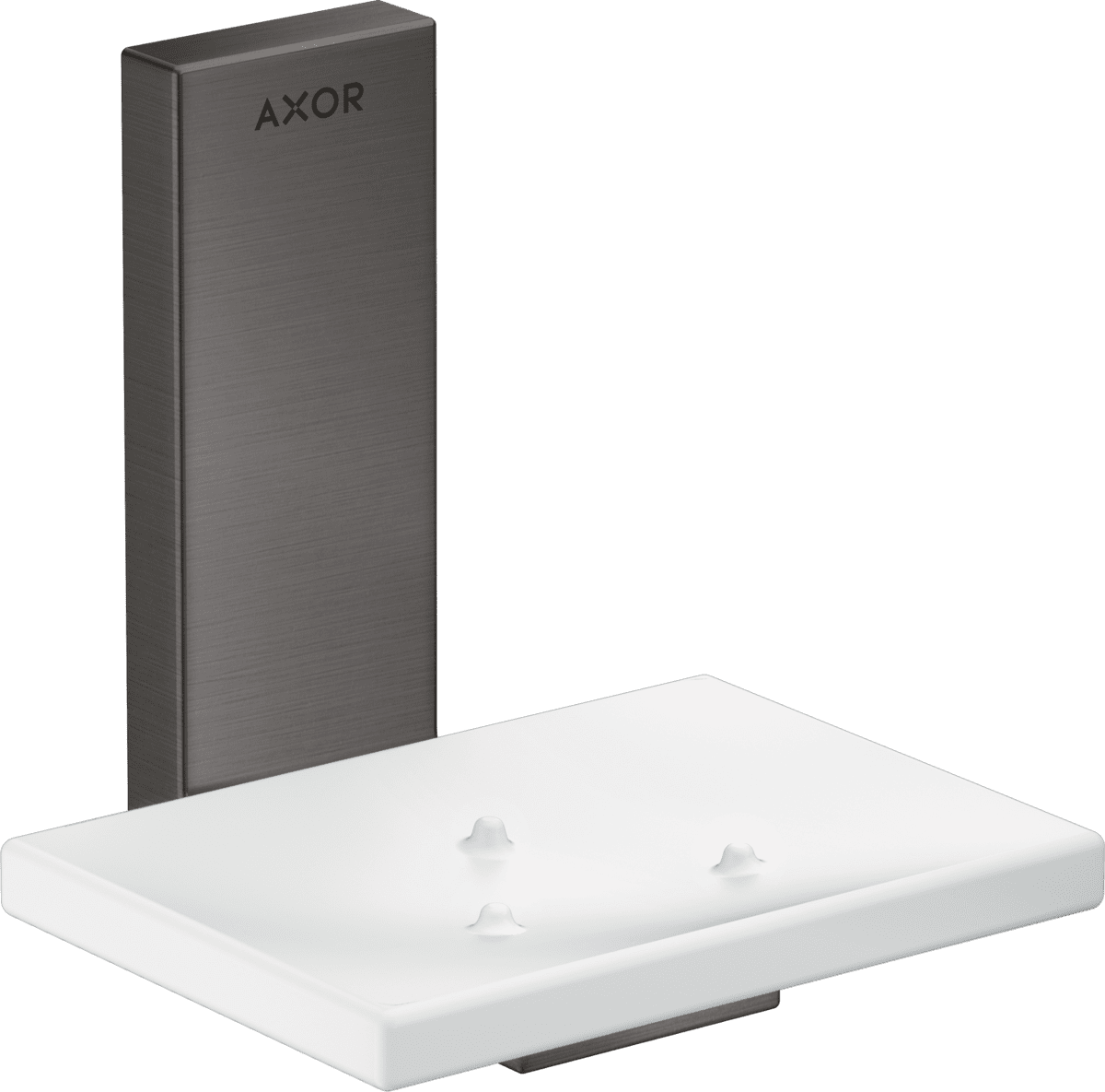Bild von HANSGROHE AXOR Universal Rectangular Seifenschale #42605340 - Brushed Black Chrome