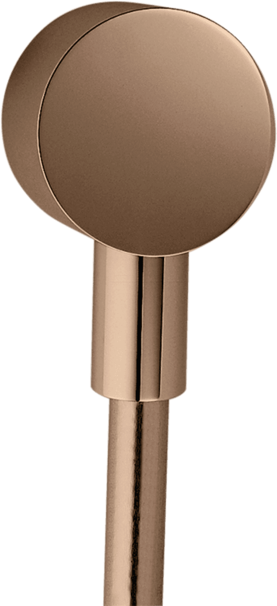 Bild von HANSGROHE AXOR Starck Wandanschluss rund #27451300 - Polished Red Gold