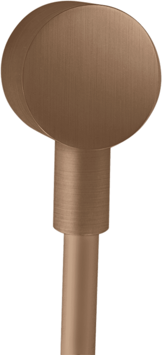 Bild von HANSGROHE AXOR Starck Wandanschluss rund Brushed Red Gold 27451310