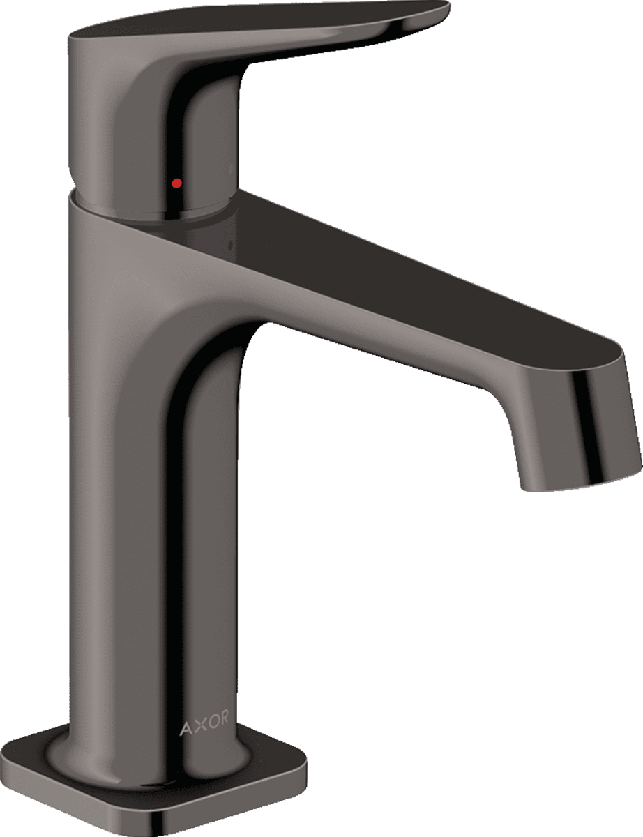 Bild von HANSGROHE AXOR Citterio M Einhebel-Waschtischmischer 100 mit Zugstangen-Ablaufgarnitur #34010330 - Polished Black Chrome
