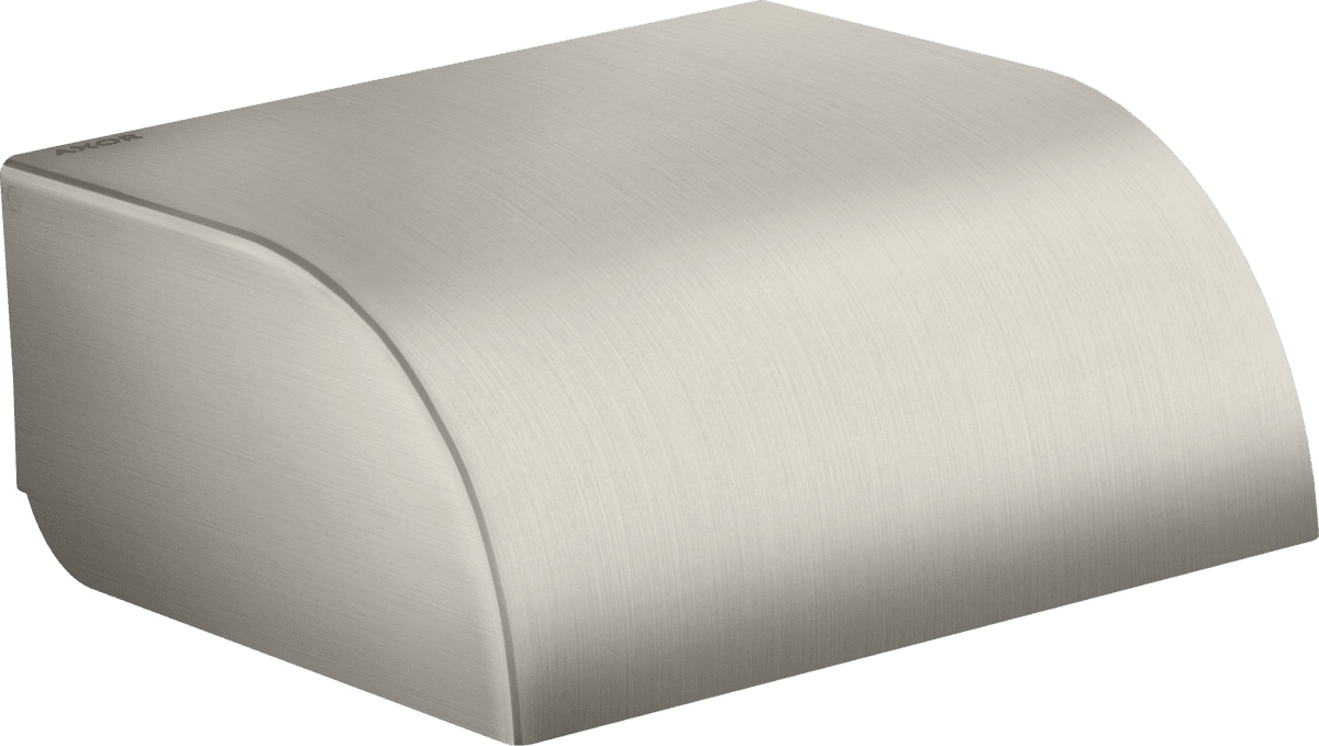 Bild von HANSGROHE AXOR Universal Circular Toilettenpapierhalter mit Deckel #42858800 - Edelstahl Optic