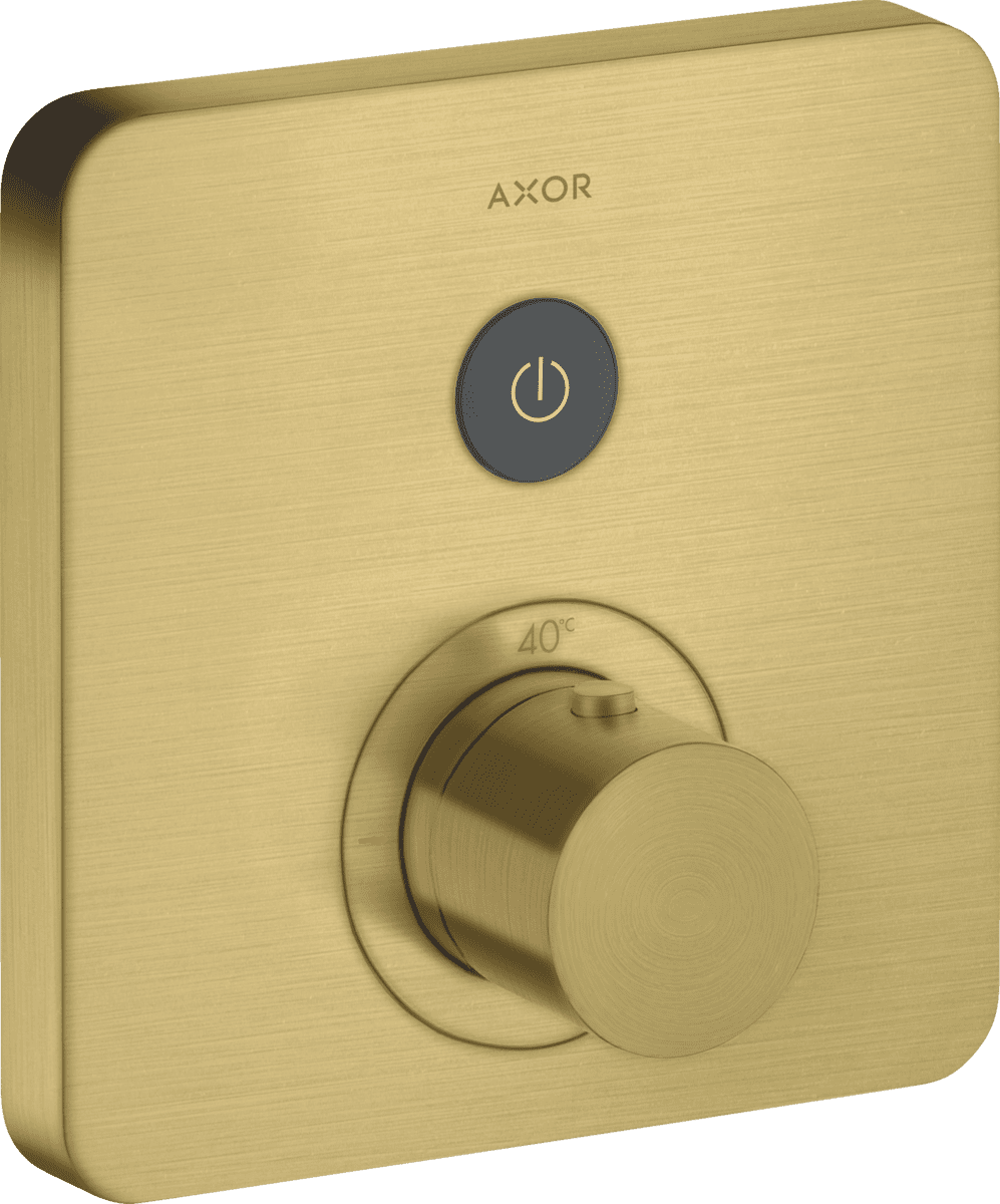 Bild von HANSGROHE AXOR ShowerSelect Thermostat Unterputz softsquare 1 Verbraucher #36705950 - Brushed Brass