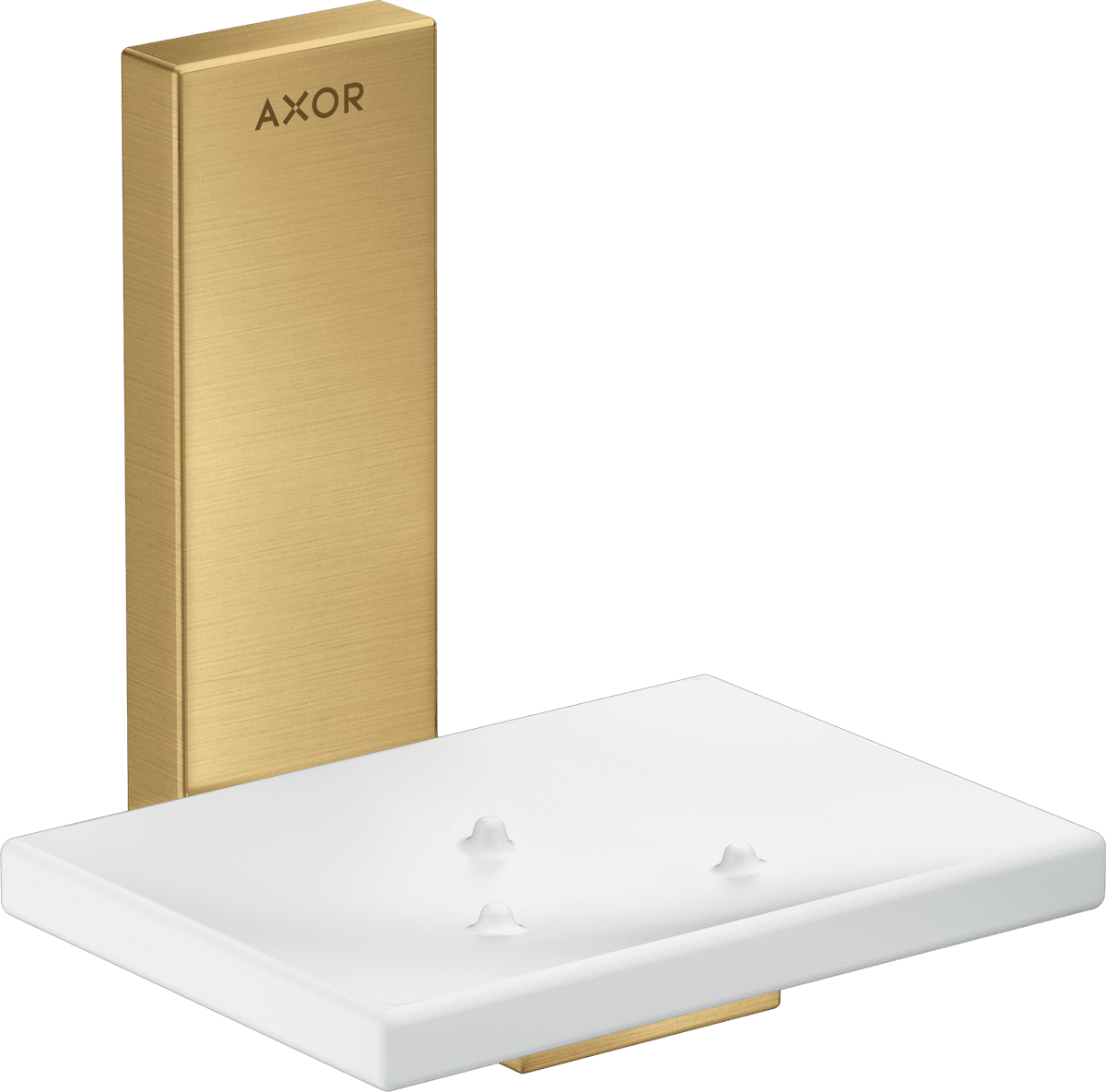 Bild von HANSGROHE AXOR Universal Rectangular Seifenschale #42605250 - Brushed Gold Optic