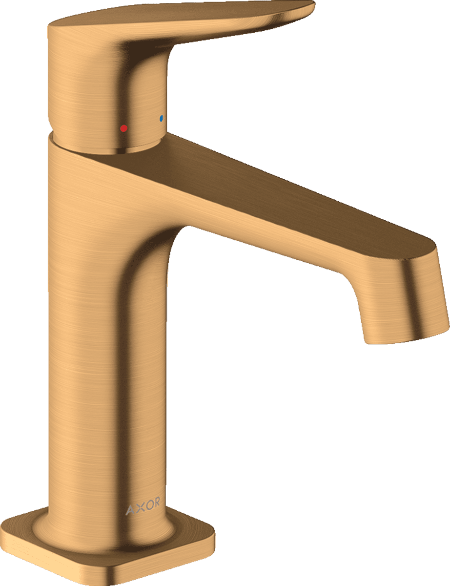 Obrázek HANSGROHE AXOR Citterio M jednopáková umyvadlová baterie 100 s výsuvným odpadem #34010250 - Brushed Gold Optic