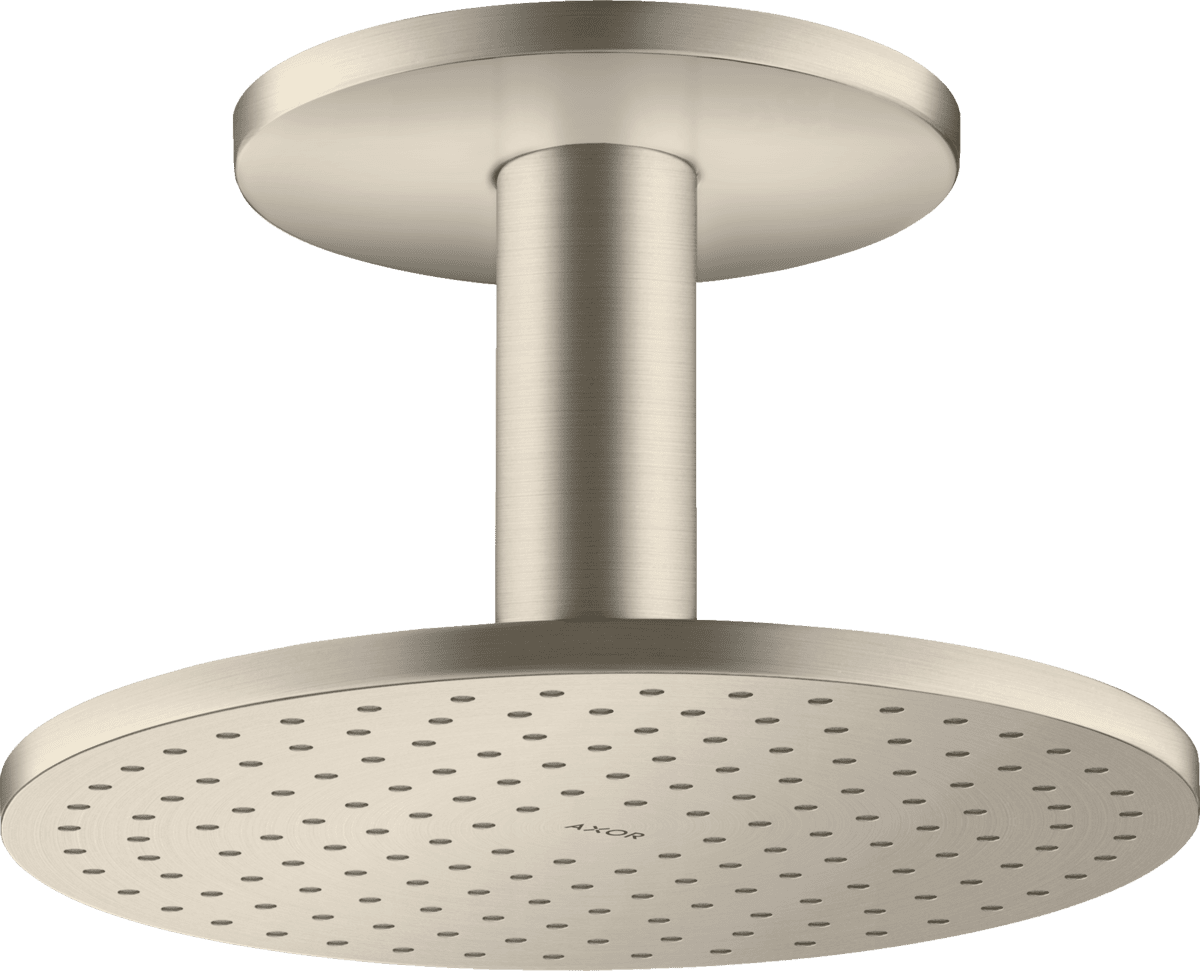Bild von HANSGROHE AXOR ShowerSolutions Kopfbrause 250 1jet mit Deckenanschluss #35286820 - Brushed Nickel