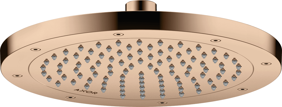 Picture of HANSGROHE AXOR ShowerSolutions Overhead shower 245 1jet EcoSmart #35381300 - Polished Red Gold