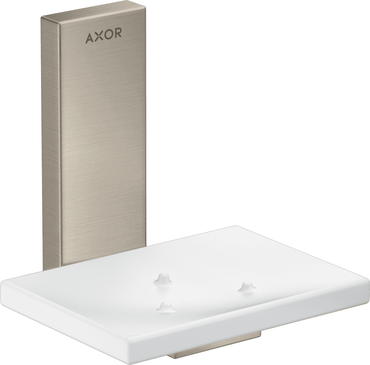 Bild von HANSGROHE AXOR Universal Rectangular Seifenschale #42605820 - Brushed Nickel