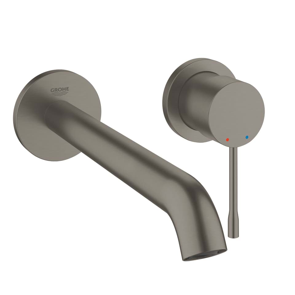 Bild von GROHE Essence 2-Loch-Waschtischbatterie #29193AL1 - hard graphite gebürstet