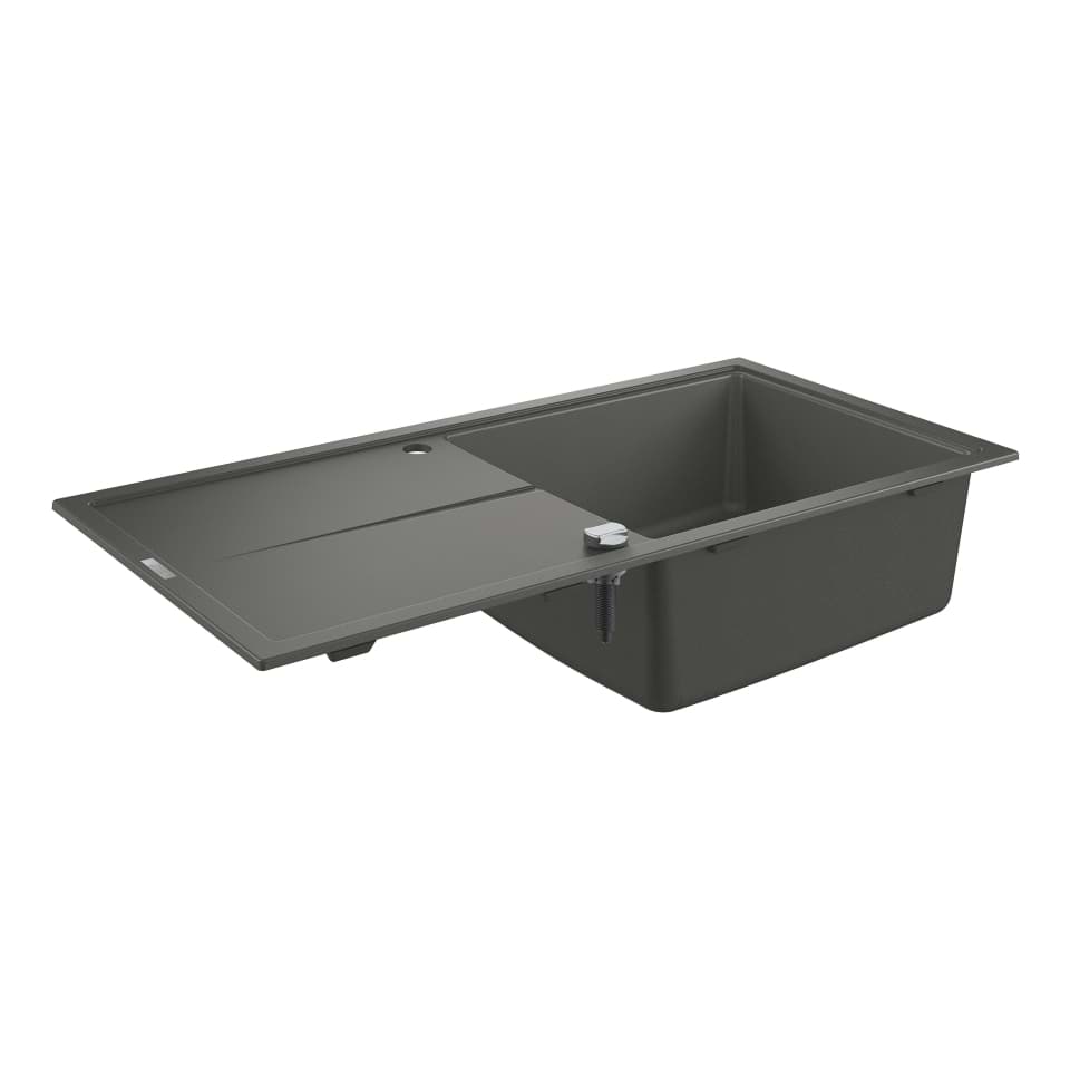 Bild von GROHE K400 Kompositspüle mit Abtropffläche #31641AT0 - granit grau