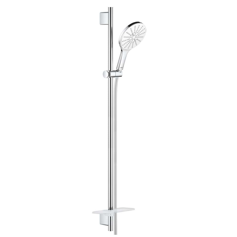 Obrázek GROHE Rainshower SmartActive 150 Sprchový set s tyčí, 3 proudy měsíční bílá #26594LS0