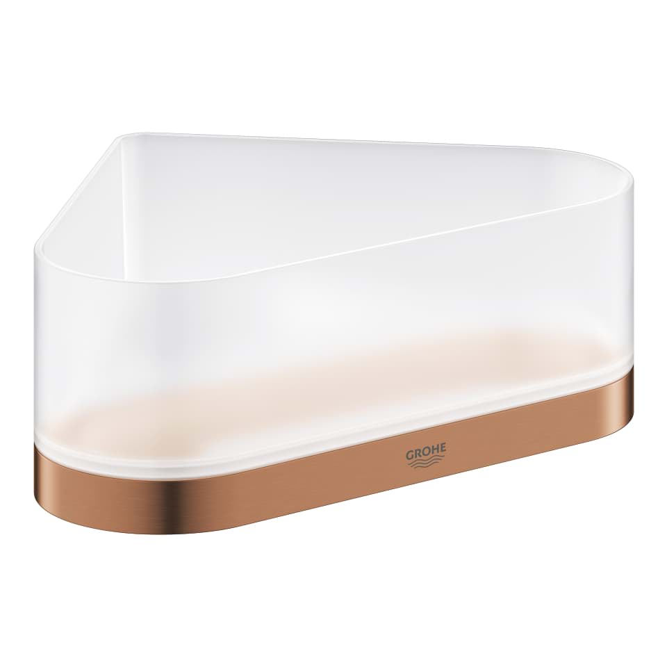 Bild von GROHE Selection Eck-Duschablage mit Halterung #41038DL0 - warm sunset gebürstet