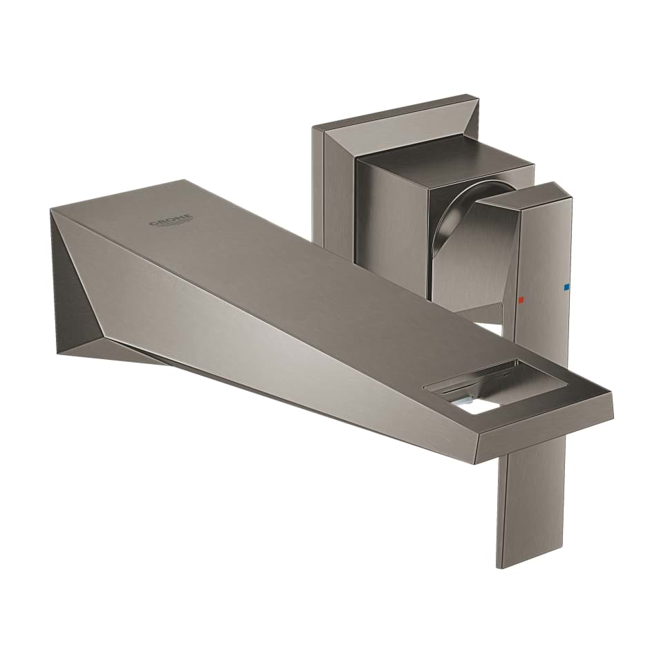 Picture of GROHE Allure Brilliant 2-hole basin mixer S-Size brushed hard graphite #19781AL0