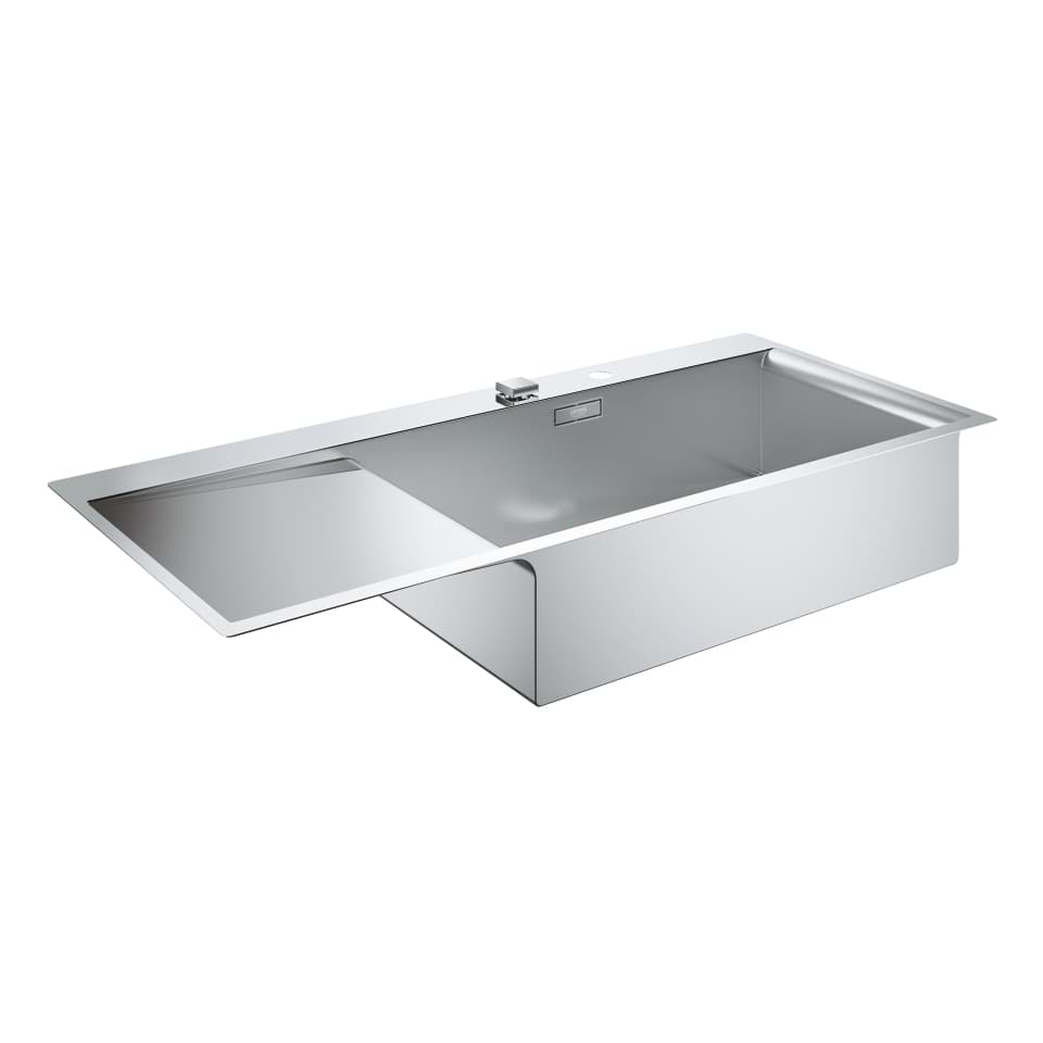 Bild von GROHE K1000 Edelstahlspüle mit Abtropffläche #31582SD0 - edelstahl