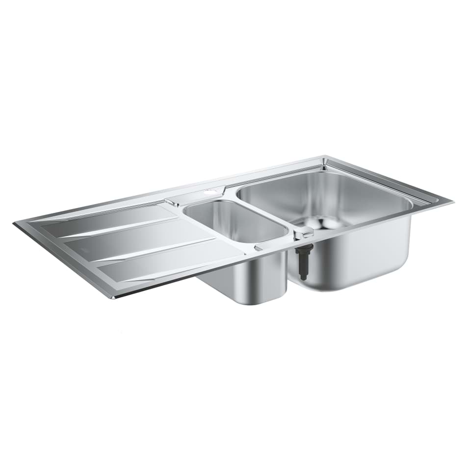 Bild von GROHE K400+ Edelstahlspüle mit Abtropffläche #31569SD0 - edelstahl