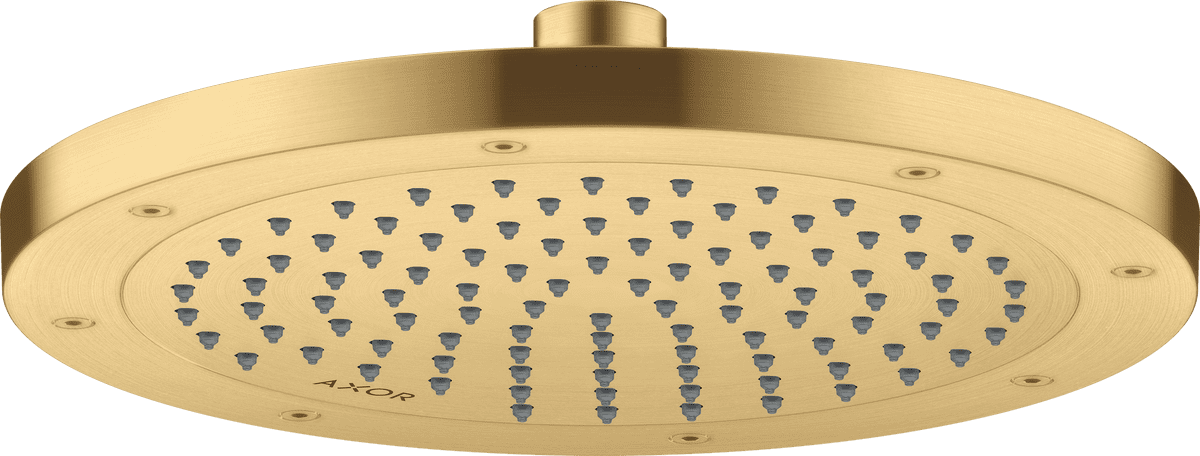 Bild von HANSGROHE AXOR ShowerSolutions Kopfbrause 245 1jet EcoSmart #35381250 - Brushed Gold Optic