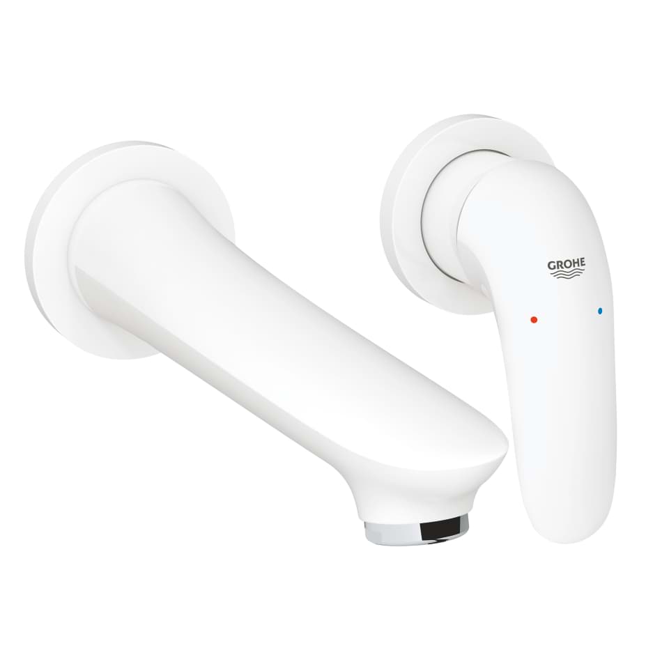 Bild von GROHE Eurostyle 2-Loch-Waschtischbatterie #29097LS3 - moon white / chrom