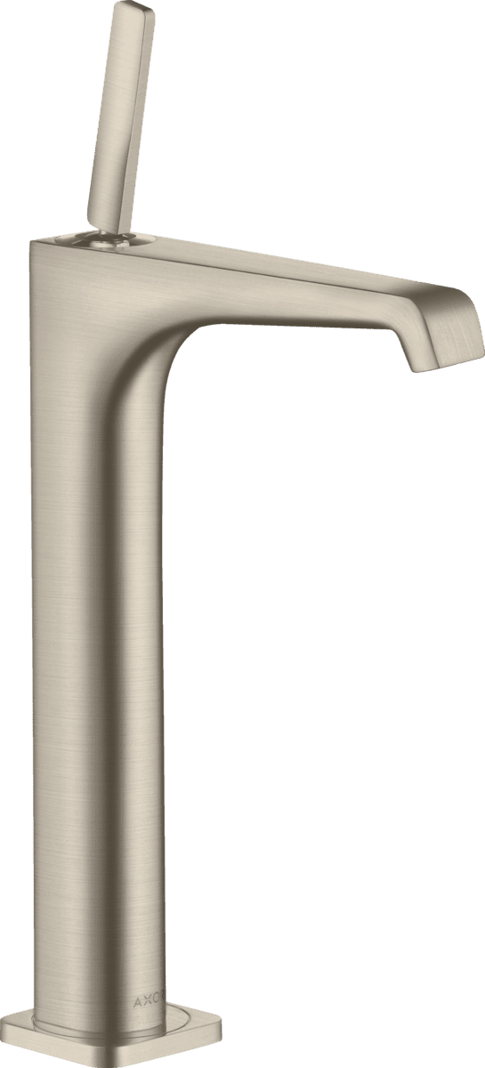 Bild von HANSGROHE AXOR Citterio E Einhebel-Waschtischmischer 250 mit Pingriff für Aufsatzwaschtische mit Ablaufgarnitur #36104820 - Brushed Nickel