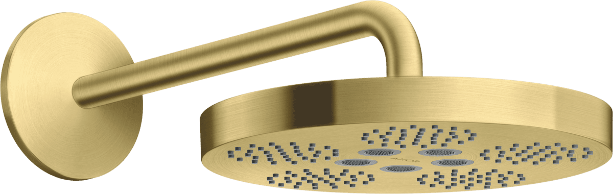 Bild von HANSGROHE AXOR One Kopfbrause 280 1jet mit Brausearm #48491950 - Brushed Brass