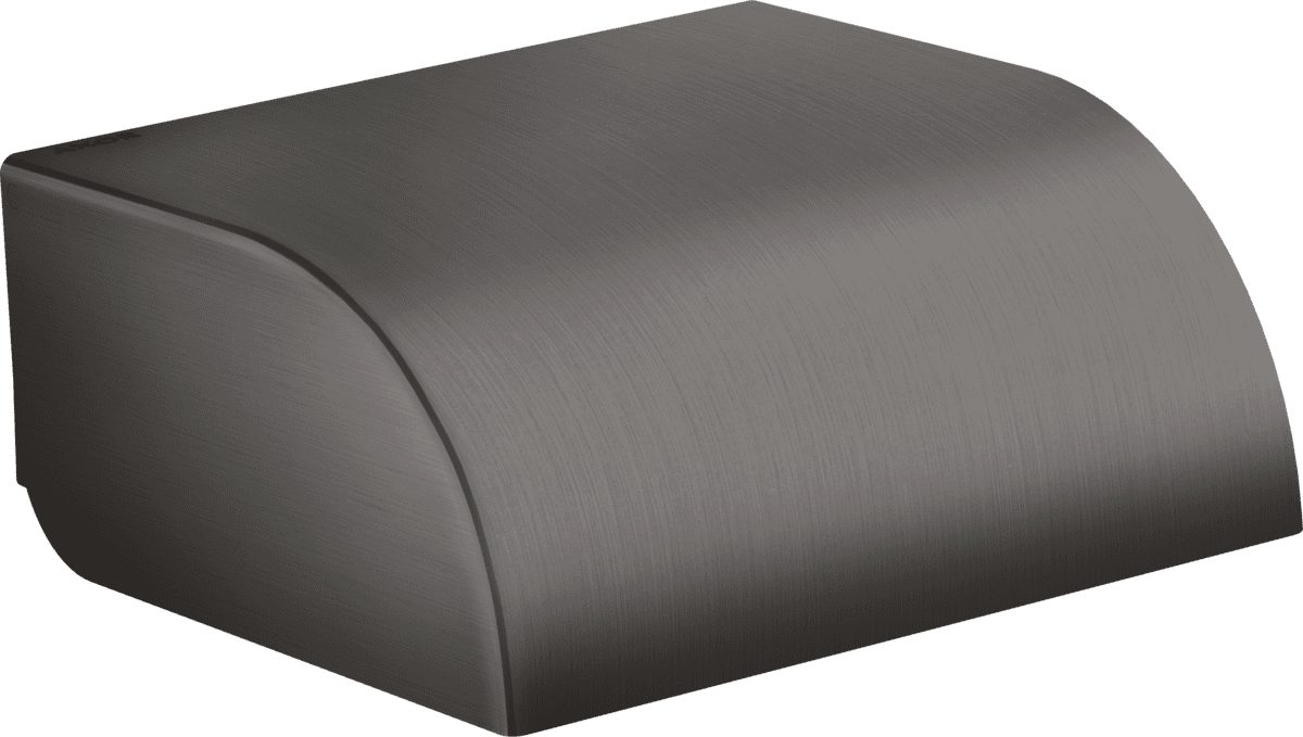 Bild von HANSGROHE AXOR Universal Circular Toilettenpapierhalter mit Deckel #42858340 - Brushed Black Chrome