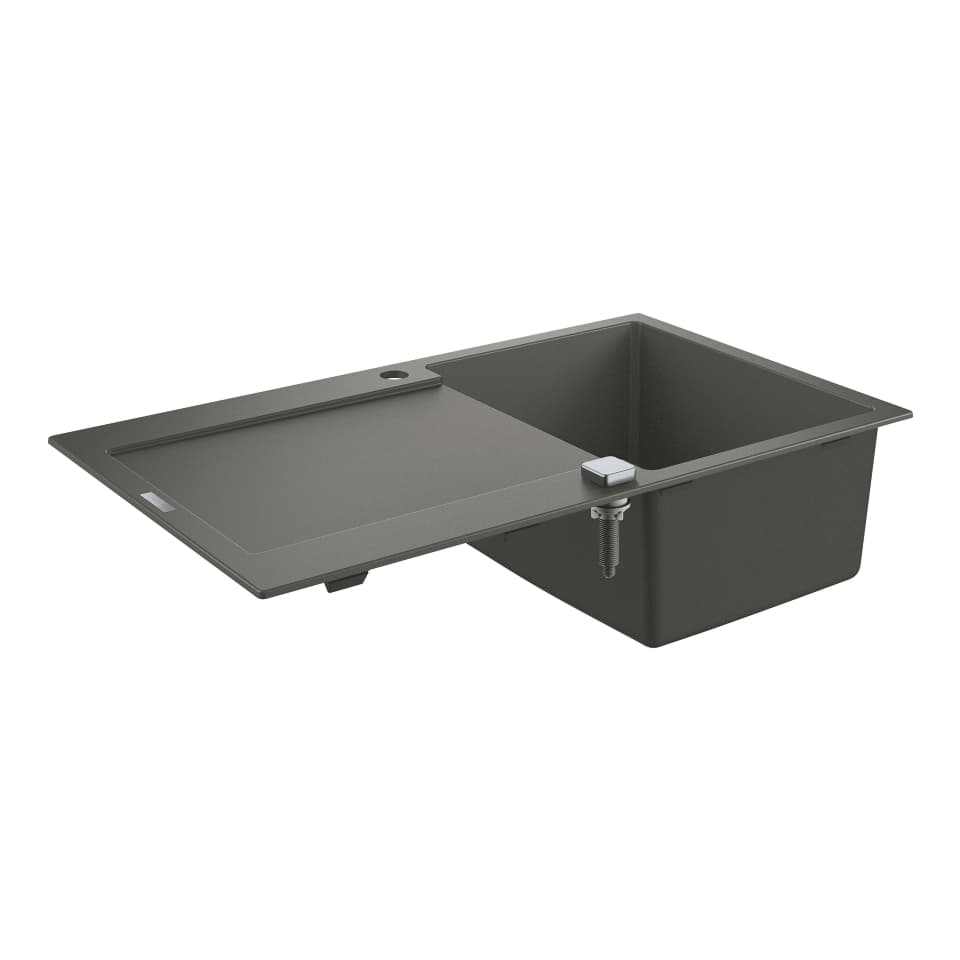 Bild von GROHE K500 Kompositspüle mit Abtropffläche #31644AT0 - granit grau