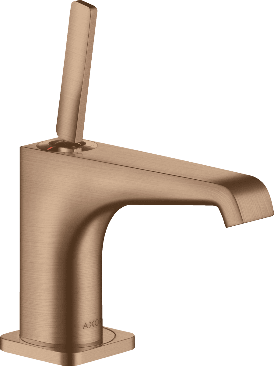 Bild von HANSGROHE AXOR Citterio E Einhebel-Waschtischmischer 90 mit Pingriff für Handwaschbecken mit Ablaufgarnitur #36102310 - Brushed Red Gold