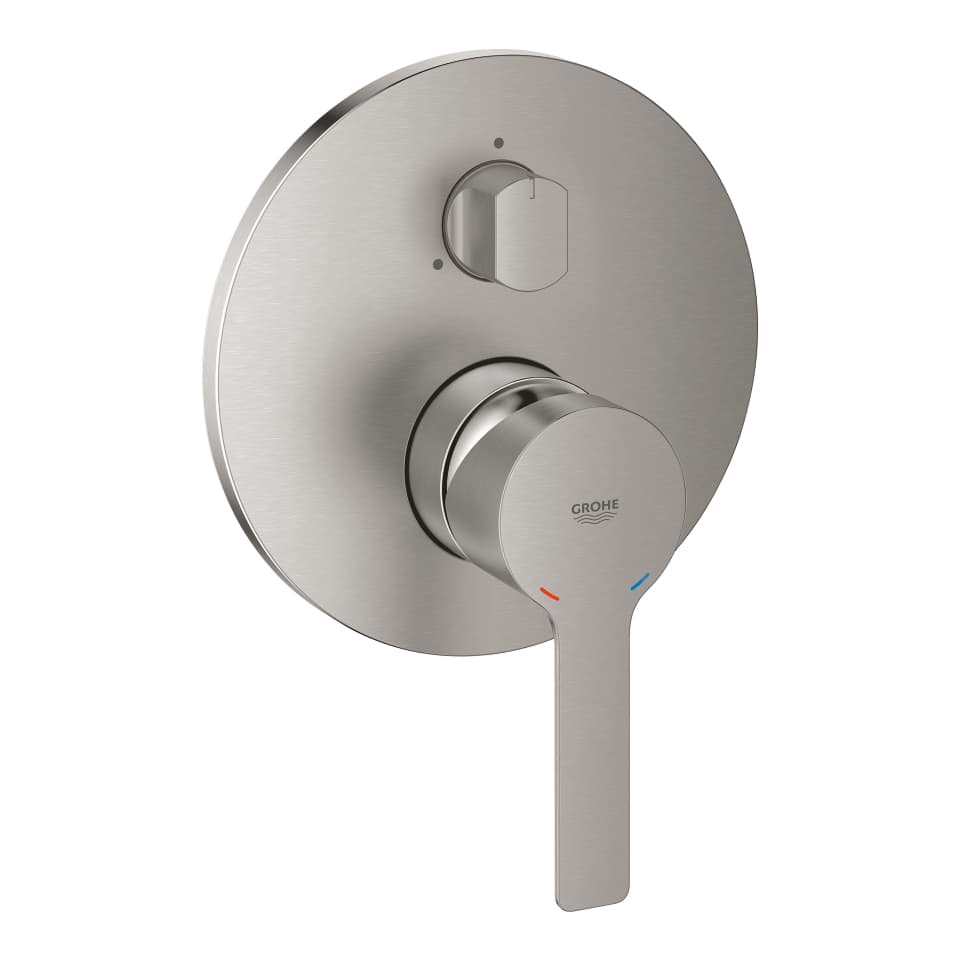 Bild von GROHE Lineare Einhandbatterie mit 3-Wege Umstellung #24095DC1 - supersteel