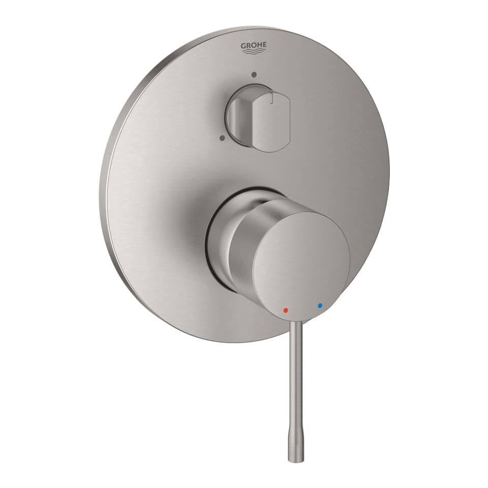 Bild von GROHE Essence Einhandbatterie mit 3-Wege Umstellung #24092DC1 - supersteel