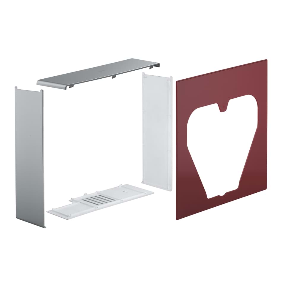 Bild von GROHE Panel-Set #14911LD0 - alpinweiß/rot