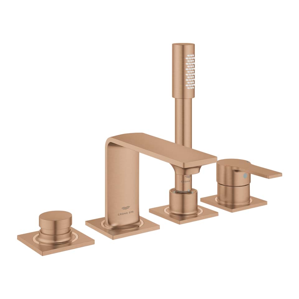 Picture of GROHE Allure 4-hole single-lever bath combination brushed warm sunset #19316DL1