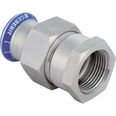 Picture of GEBERIT Mapress Stainless Steel adaptor union with female thread, union nut made of CrNi steel (silicone-free) #85359