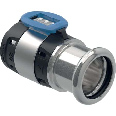 Picture of GEBERIT FlowFit adaptor to Geberit Mapress, with pressing socket, stainless steel #620.332.00.1