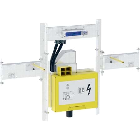 Picture of GEBERIT GIS set for Geberit ONE washbasin shortened projection and for Geberit ONE wall-mounted tap, with flush-mounted odour trap, with flush-mounted clip #461.473.00.1