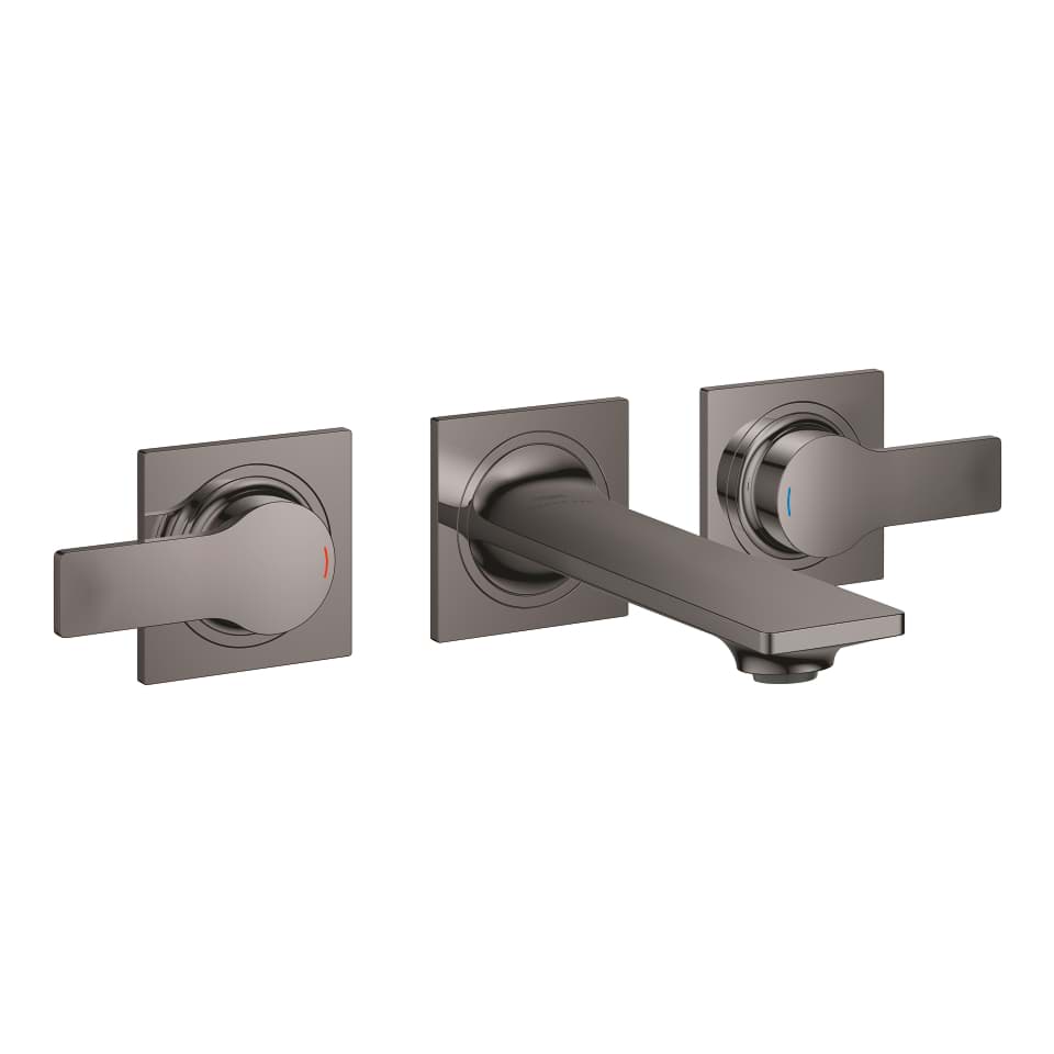 Obrázek GROHE Allure Umyvadlová tříotvorová baterie, DN 15 velikost S Hard Graphite #20189A02