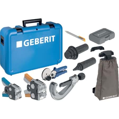 Obrázek GEBERIT Kufřík Geberit FlowFit vybavený nářadím [2], s přihrádkou pro lisovací zařízení ECO 203 / ACO 203 #655.080.00.1